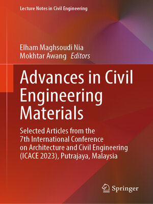 cover image of Advances in Civil Engineering Materials